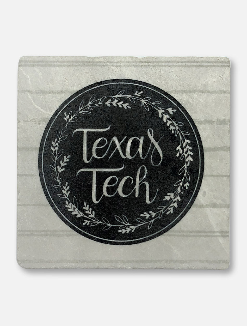 Texas Tech Red Raiders Farmhouse Marble Coaster