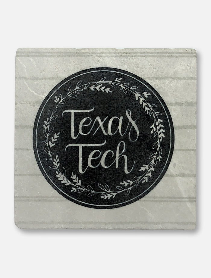 Texas Tech Red Raiders Farmhouse Marble Coaster