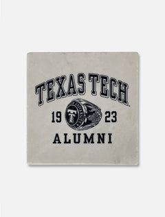 Texas Tech Red Raiders "Alumni Ring" Marble Coaster