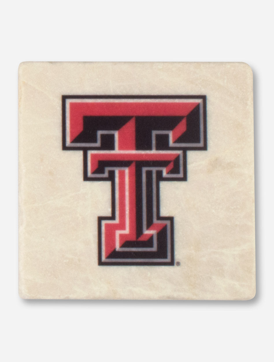 Texas Tech Double T Marble Coaster