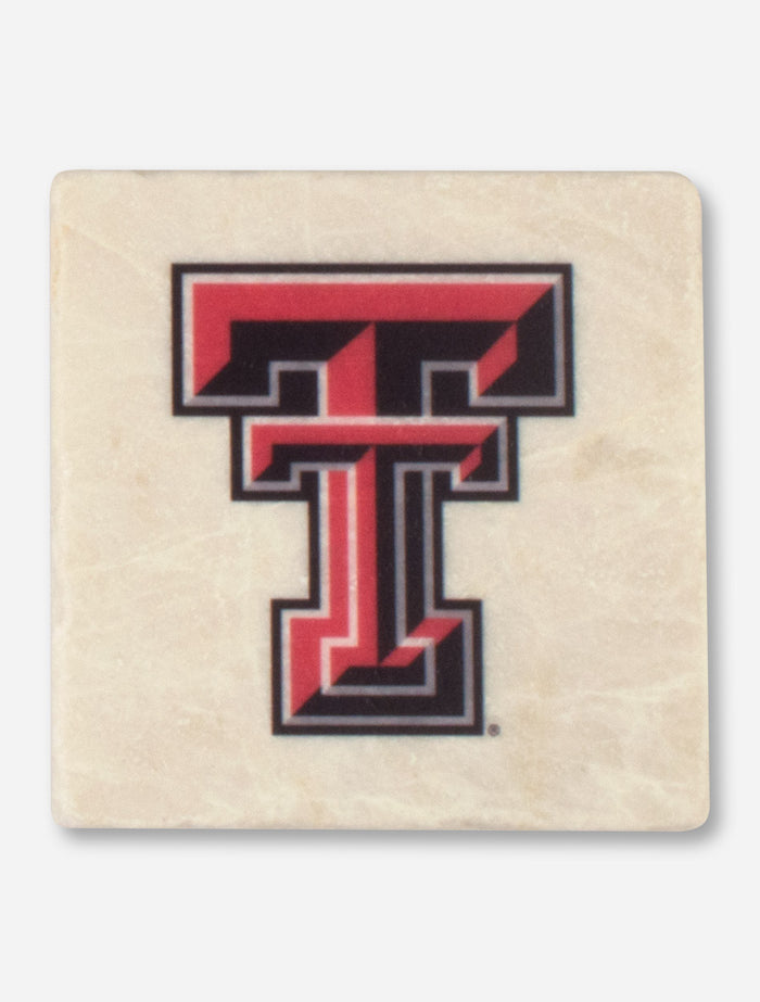 Texas Tech Double T Marble Coaster