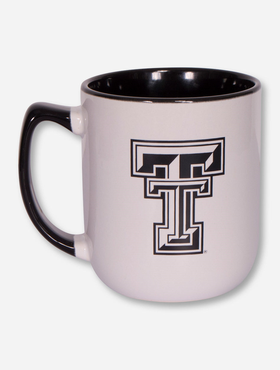 Texas Tech Red Raiders Double T Coffee Mug With Multi-Colored Dots