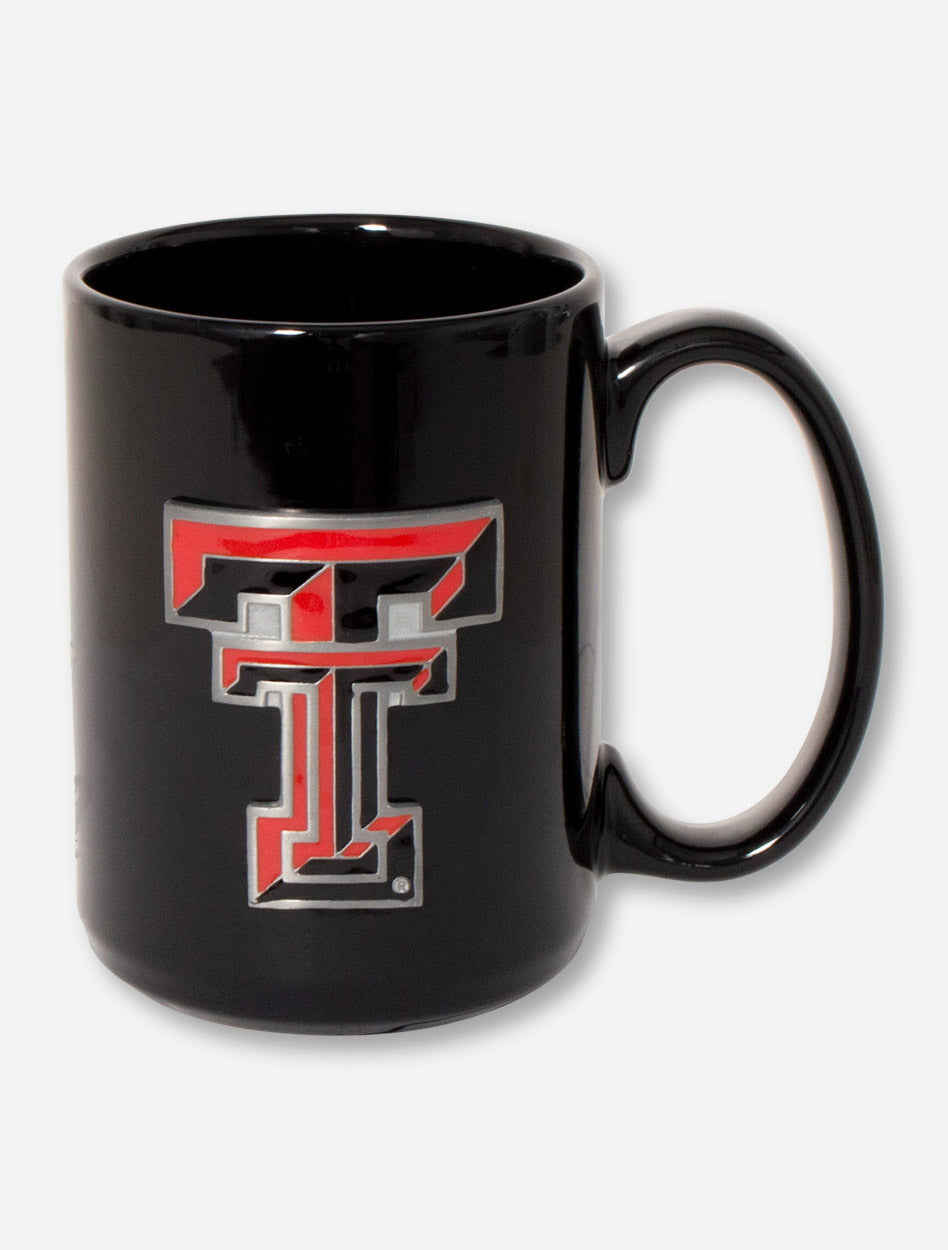 Texas Tech Enamel Double T Emblem Coffee Mug