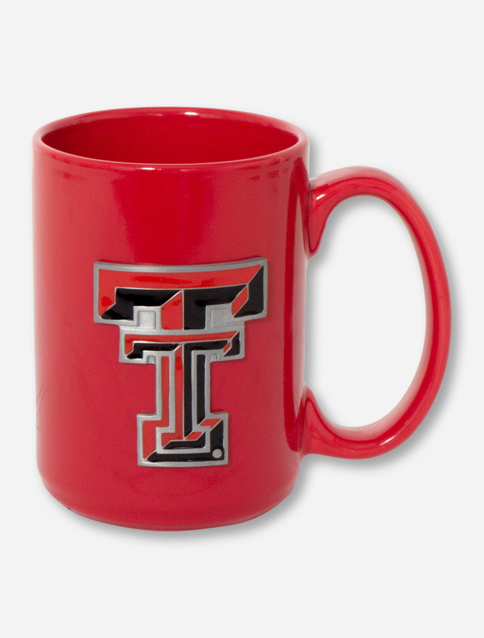 Texas Tech Enamel Double T Emblem Coffee Mug