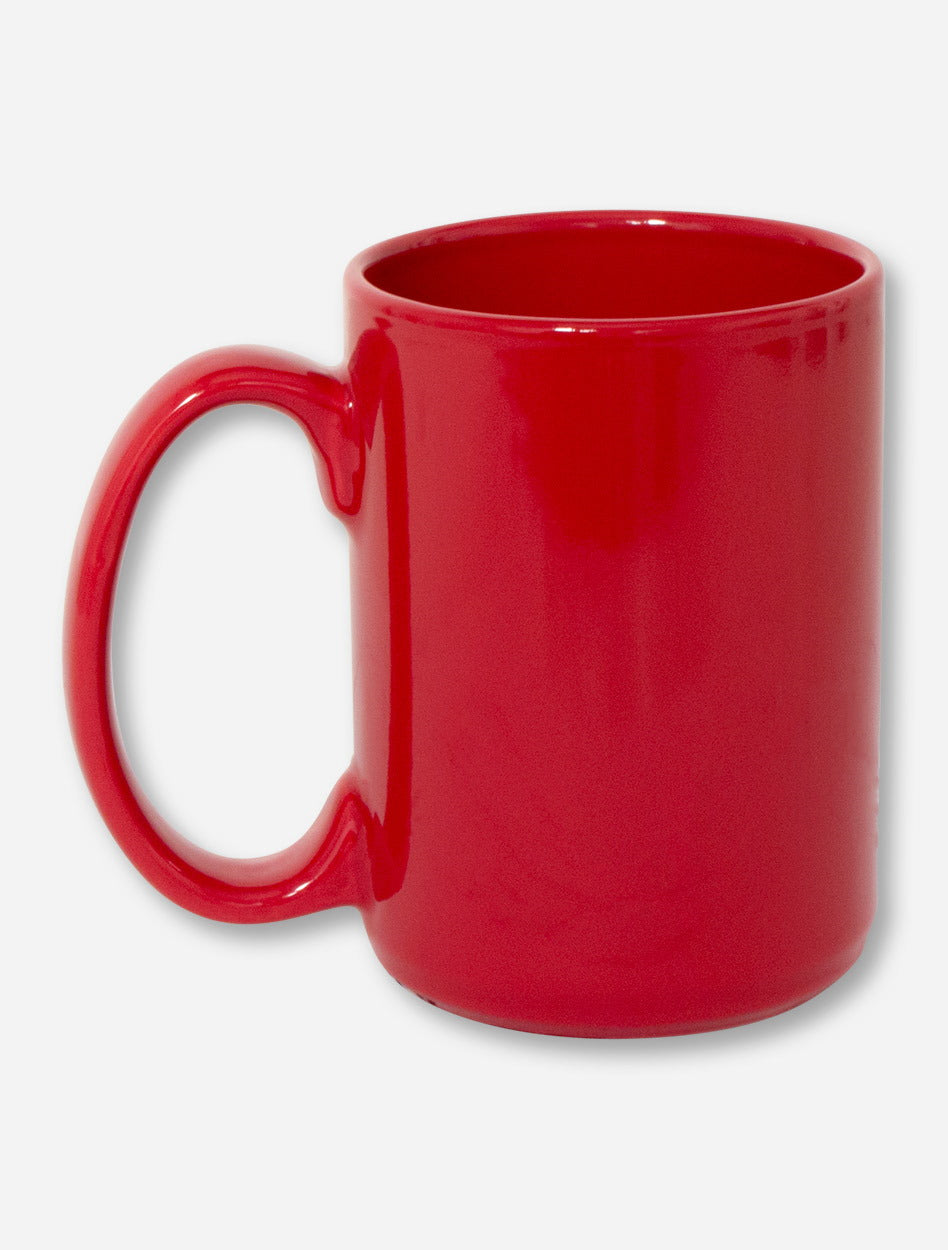 Texas Tech Enamel Double T Emblem Coffee Mug