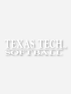 Texas Tech Softball Decal