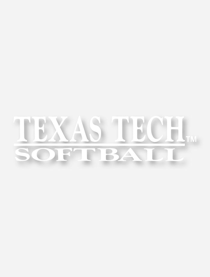 Texas Tech Softball Decal