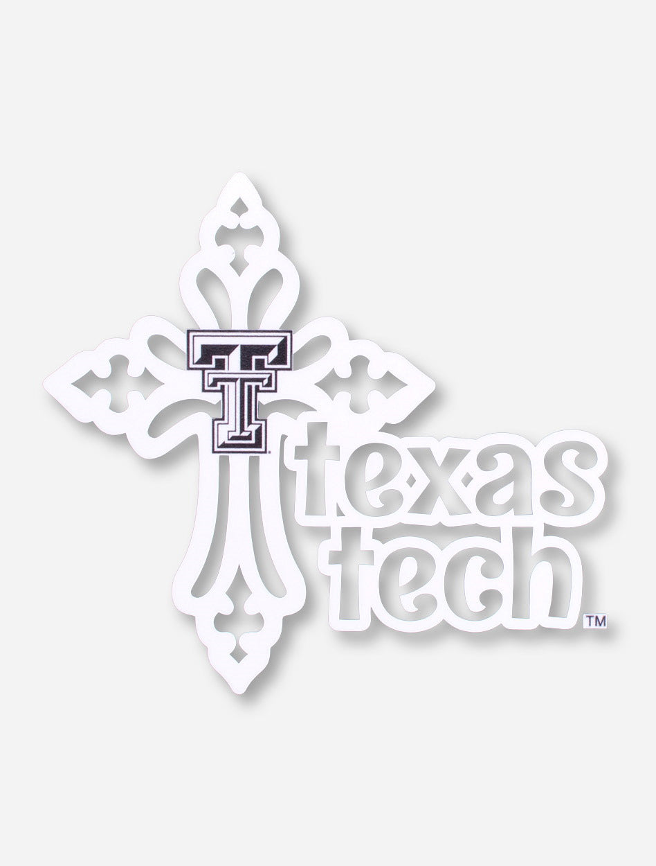 Texas Tech with Cross Decal
