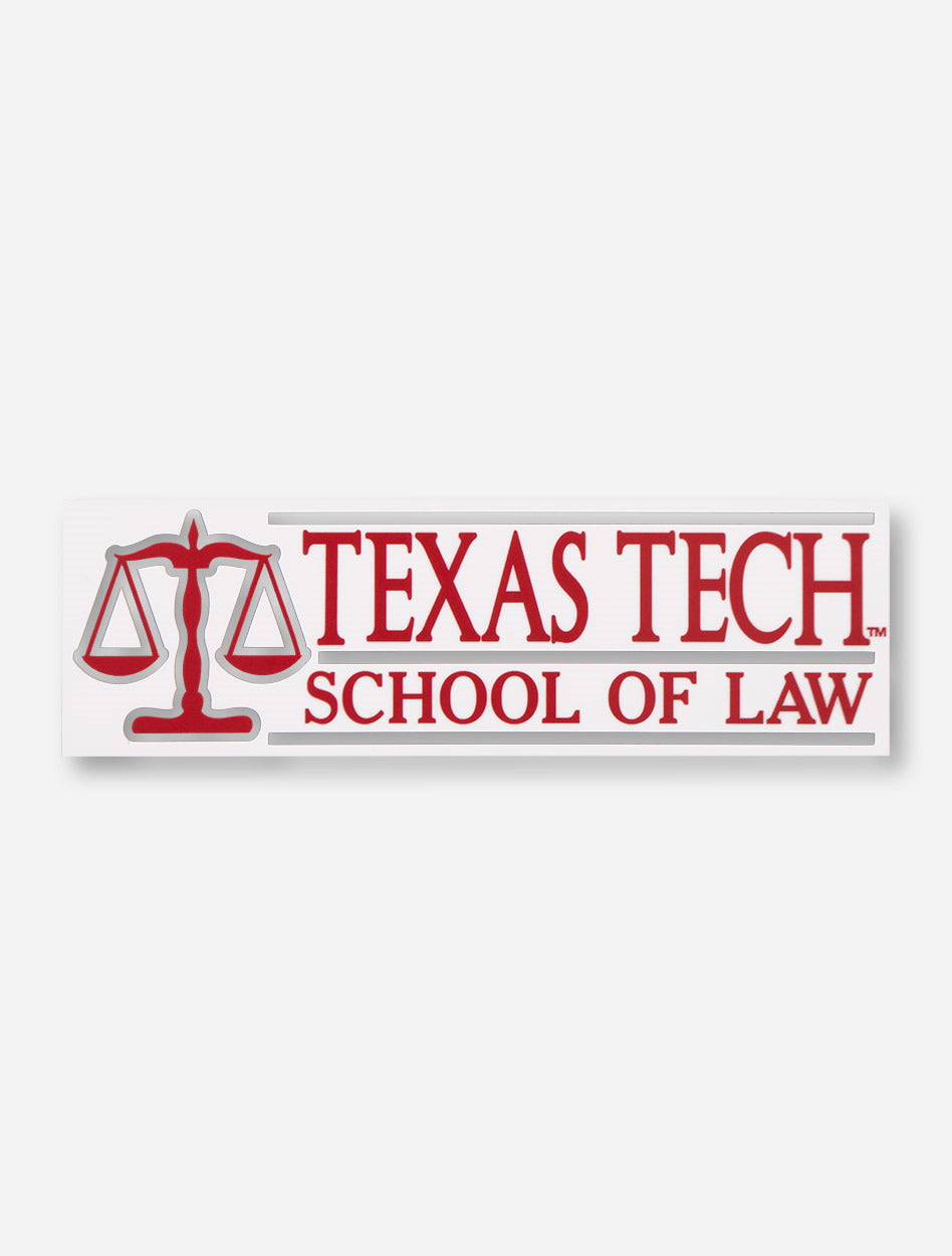 Texas Tech School of Law Red Decal