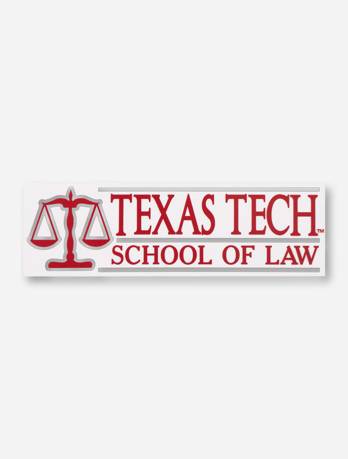 Texas Tech School of Law Red Decal