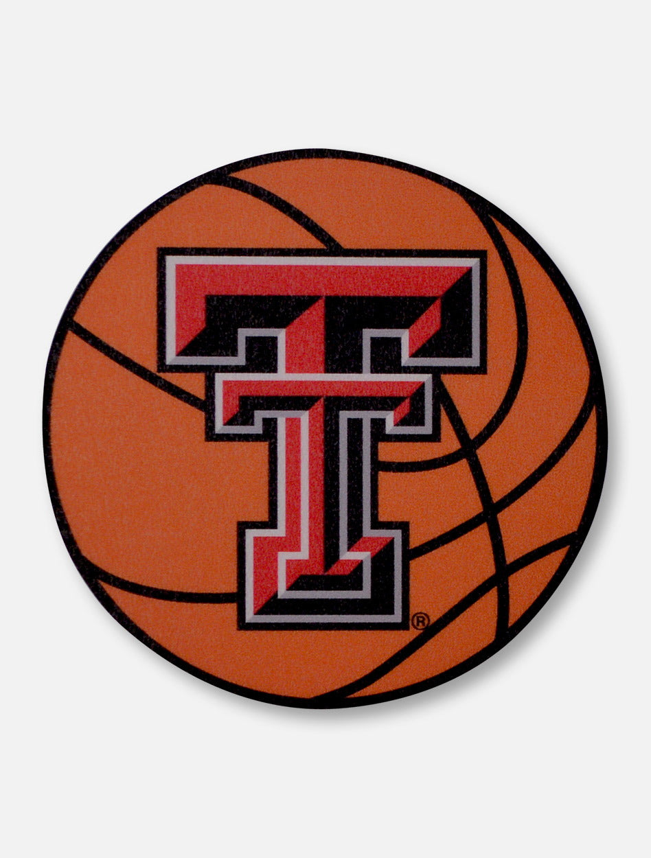 Texas Tech Red Raiders Double T Basketball Decal
