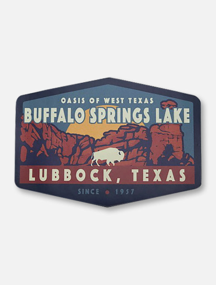 Texas Tech Buffalo Springs Lake "Oasis of West Texas" Decal