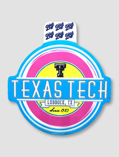 Texas Tech Red Raiders Black and White Double T "Jamboree" Decal