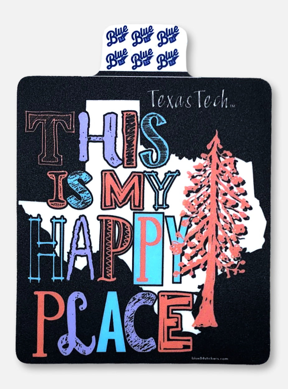 Texas Tech Red Raiders "This Is My Happy Place" Decal
