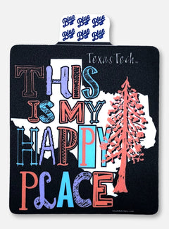 Texas Tech Red Raiders "This Is My Happy Place" Decal