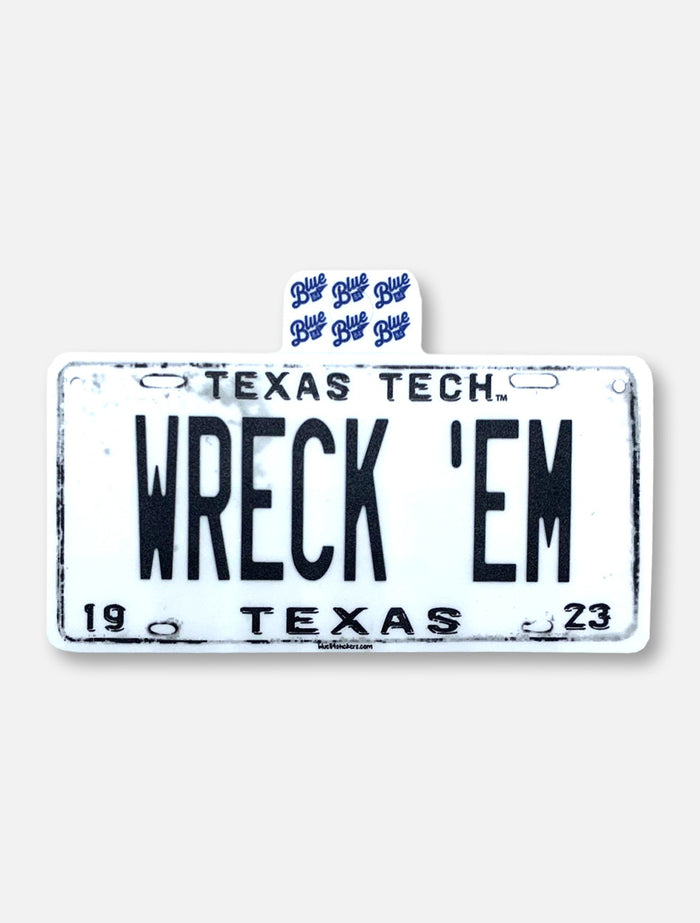 Texas Tech Red Raiders "State License" Decal