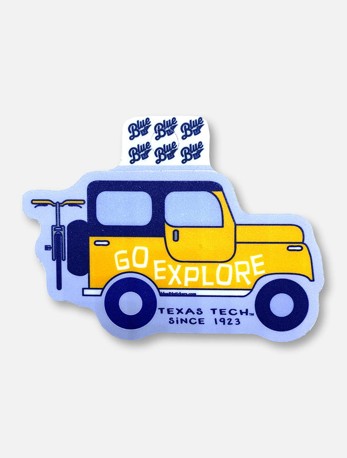 Texas Tech Red Raiders "Shindig" Go Explore Decal