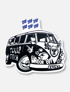 Texas Tech Red Raiders "Major Revamp Bus" Decal