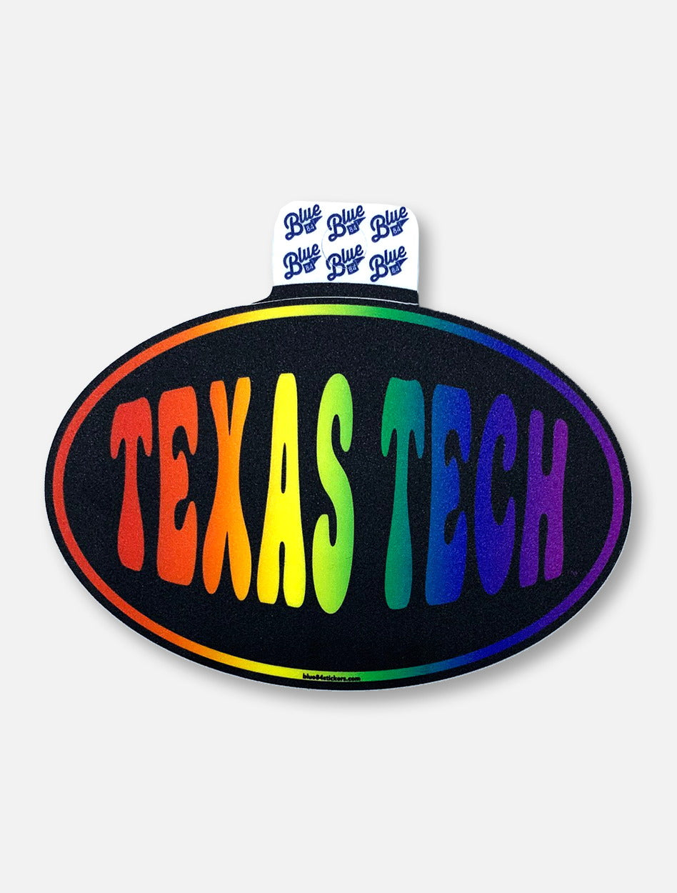 Texas Tech Red Raiders "Rainbow Lifestyle" Decal