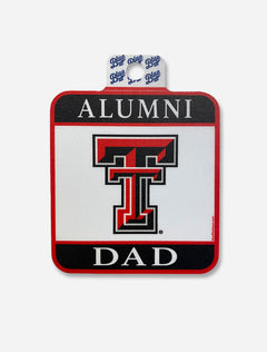 Texas Tech Red Raiders Square Alumni Dad Decal