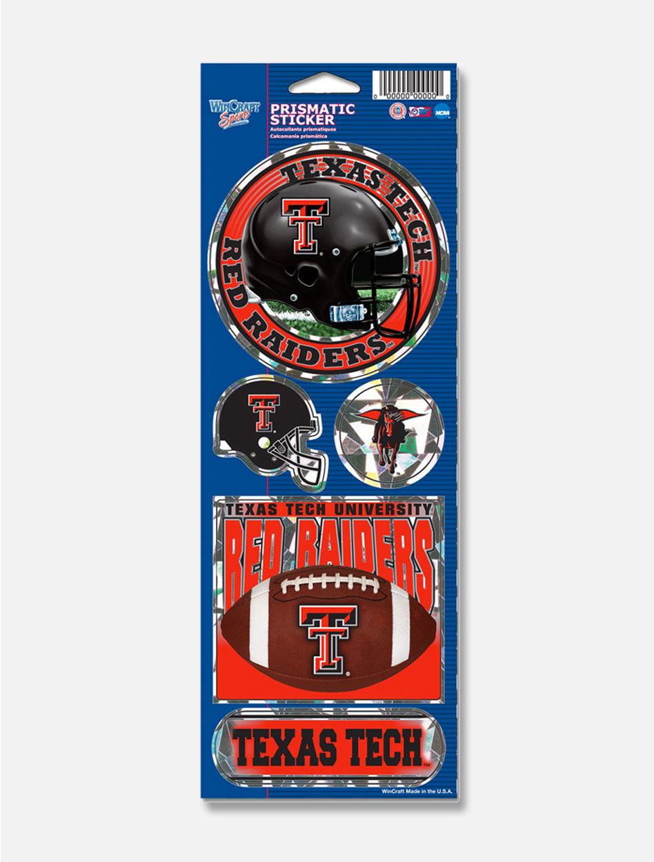 Wincraft Texas Tech Red Raiders Prismatic Sticker Sheet