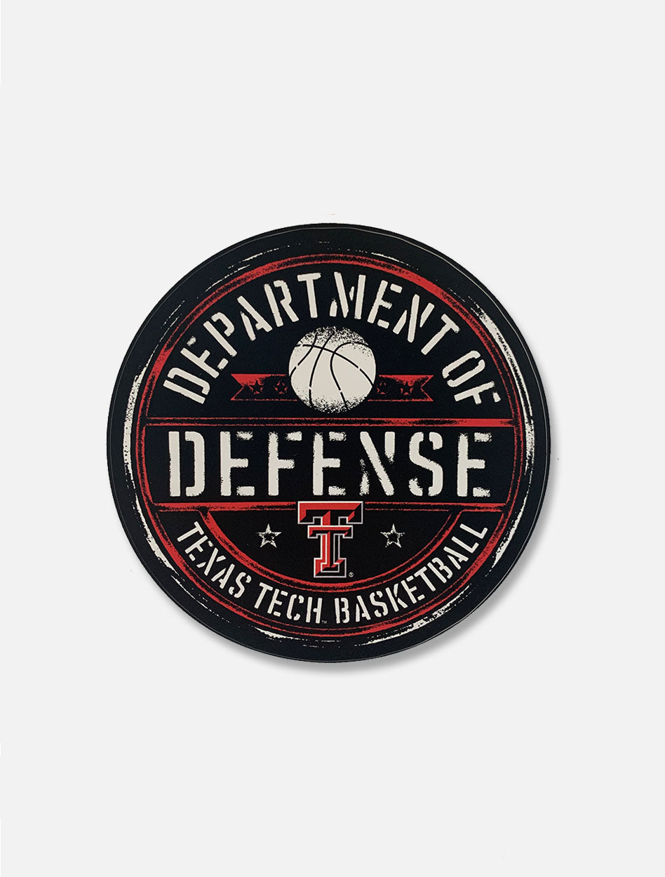 Texas Tech Red Raiders Basketball Dept Of Defense "Official Seal" Decal