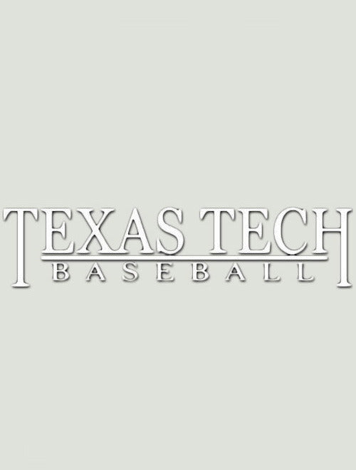 Texas Tech Red Raiders Baseball Decal