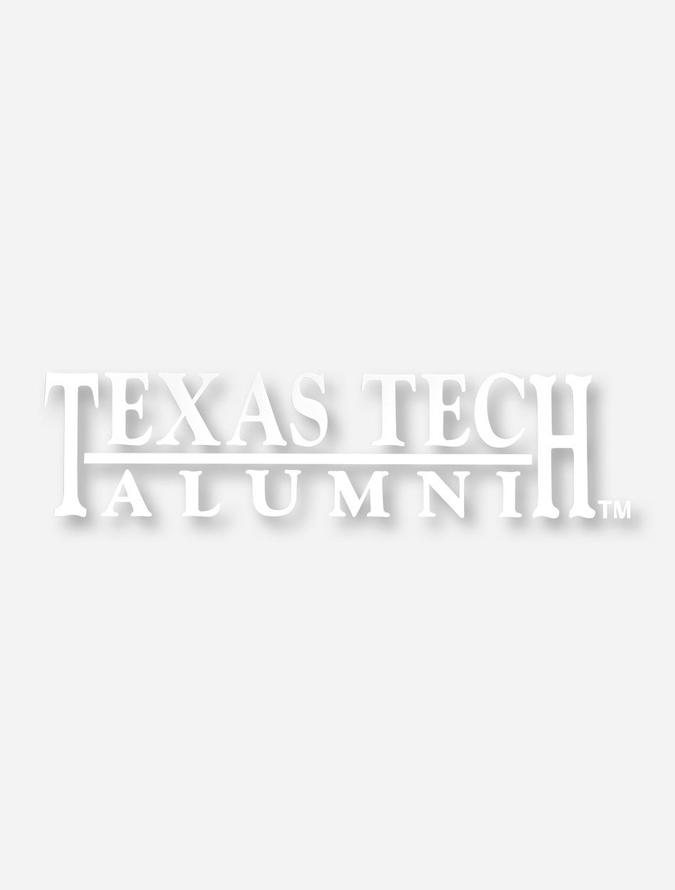 Texas Tech Alumni White Decal