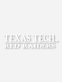 Texas Tech Red Raiders White Decal