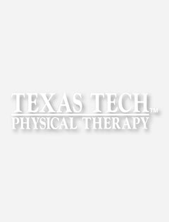 Texas Tech Physical Therapy White Decal