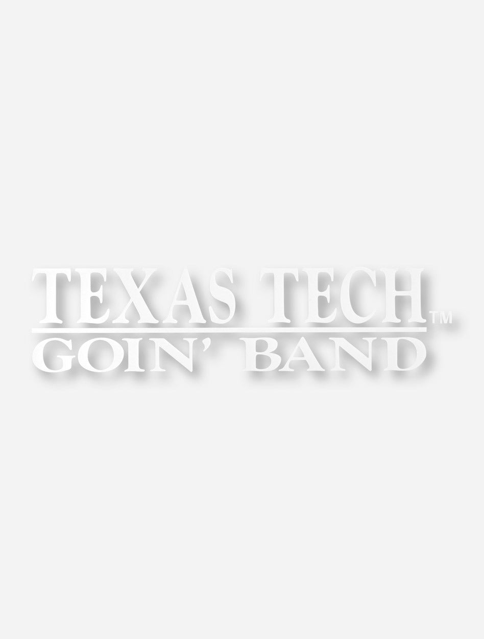 Texas Tech Goin' Band White Decal