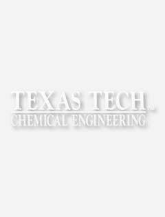 Texas Tech Chemical Engineering White Decal
