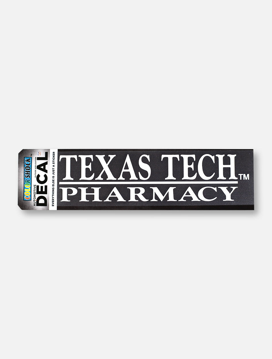 Texas Tech Red Raiders Pharmacy White Decal