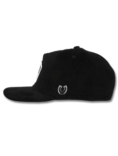 Dark Horse "Ride or Die" Black Corduroy Snapback Cap