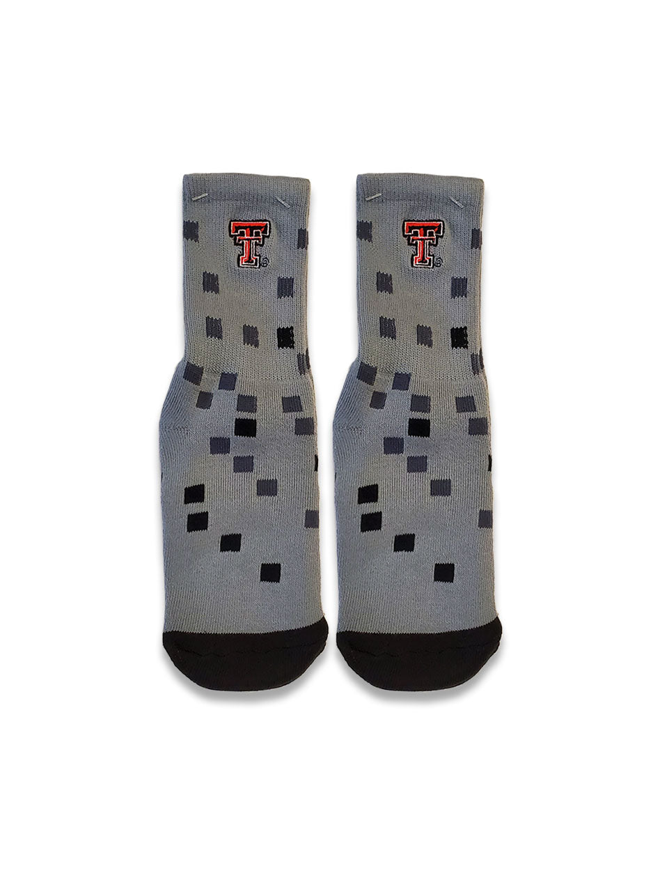 FBF Texas Tech Double T "Digi" YOUTH Crew Sock