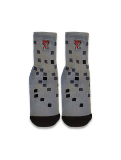 FBF Texas Tech Double T "Digi" YOUTH Crew Sock