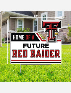 Texas Tech Red Raiders "Future Red Raider" Lawn Sign