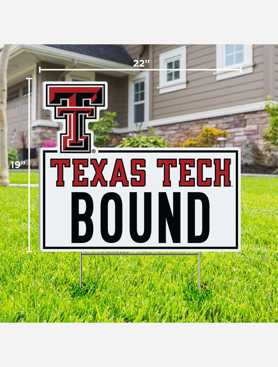 Texas Tech Red Raiders "Texas Tech Bound" Lawn Sign