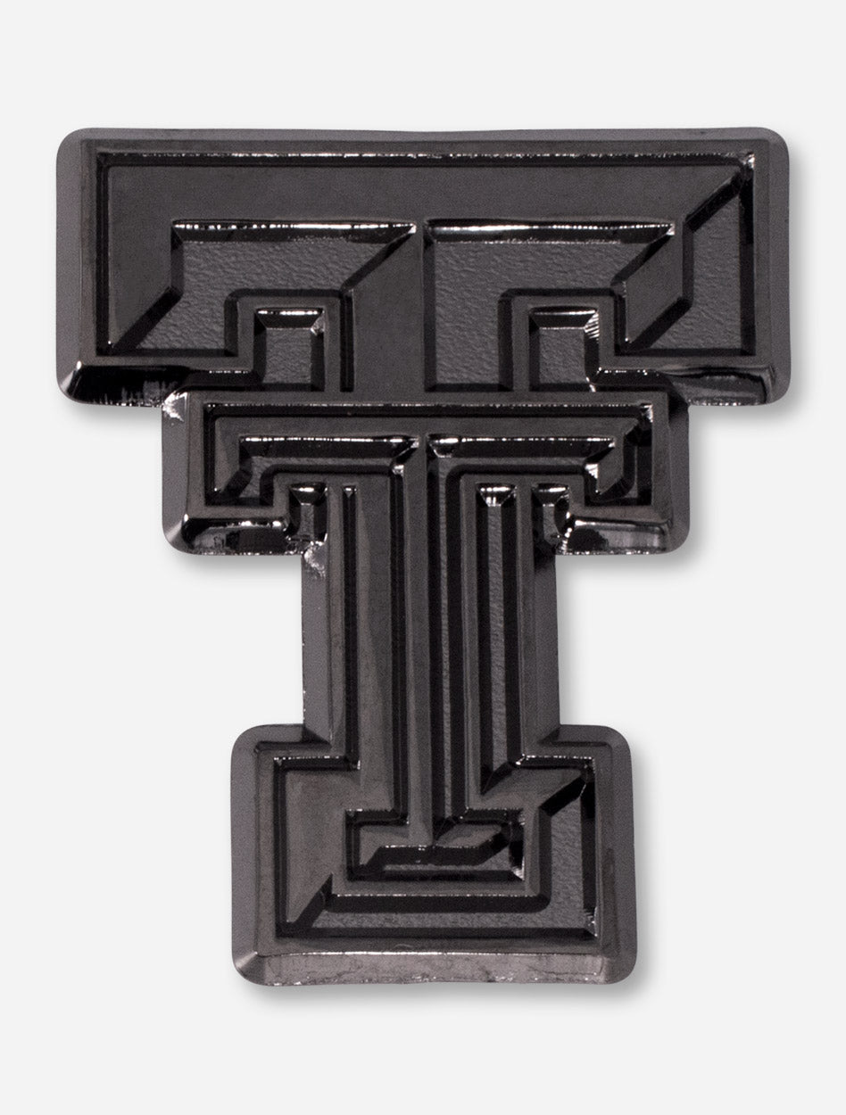 Texas Tech Double T Black & Chrome Car Emblem – Red Raider Outfitter