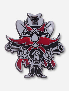 Texas Tech Raider Red Car Chrome Emblem