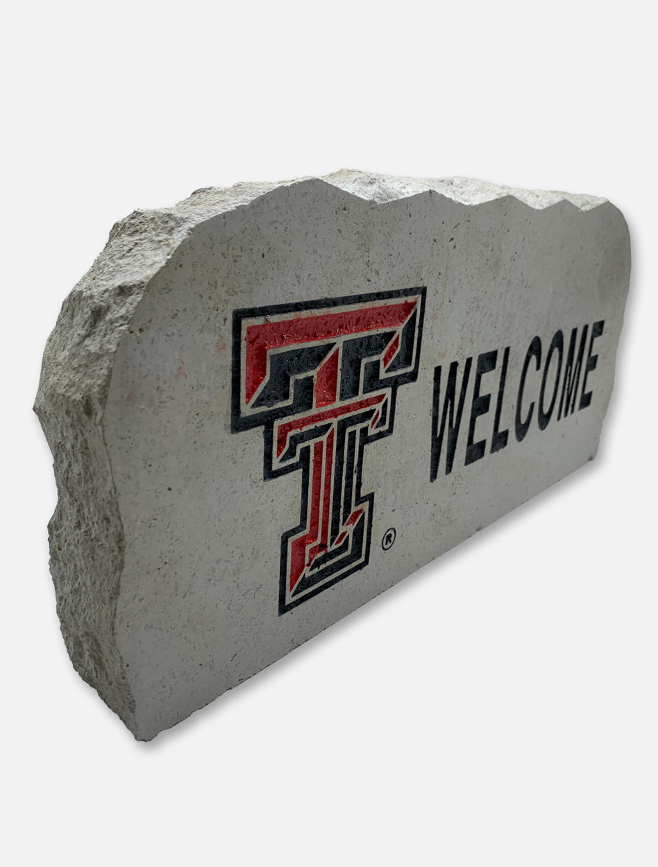 Texas Tech Welcome Sign Stone