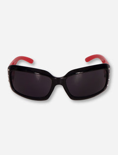Texas Tech Red Raiders Rhinestone Double T Wrap Around Sunglasses