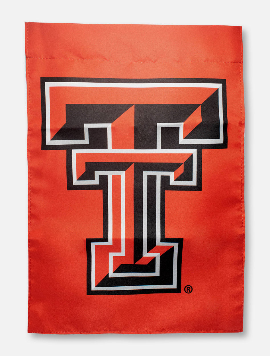 Texas Tech Red Raiders Double T on Red 13" x 18" Garden Flag