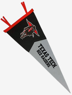 Texas Tech Masked Rider 12"x30" Wool Flocked Pennant