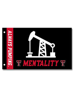 Texas Tech "Always Pumping" 3'x5' Black Deluxe Flag