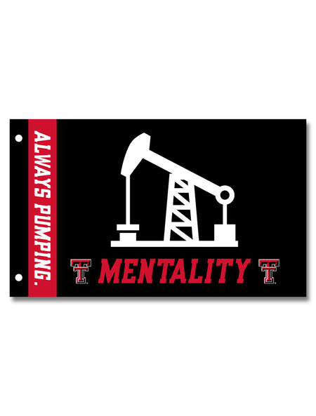 Texas Tech "Always Pumping" 3'x5' Black Deluxe Flag