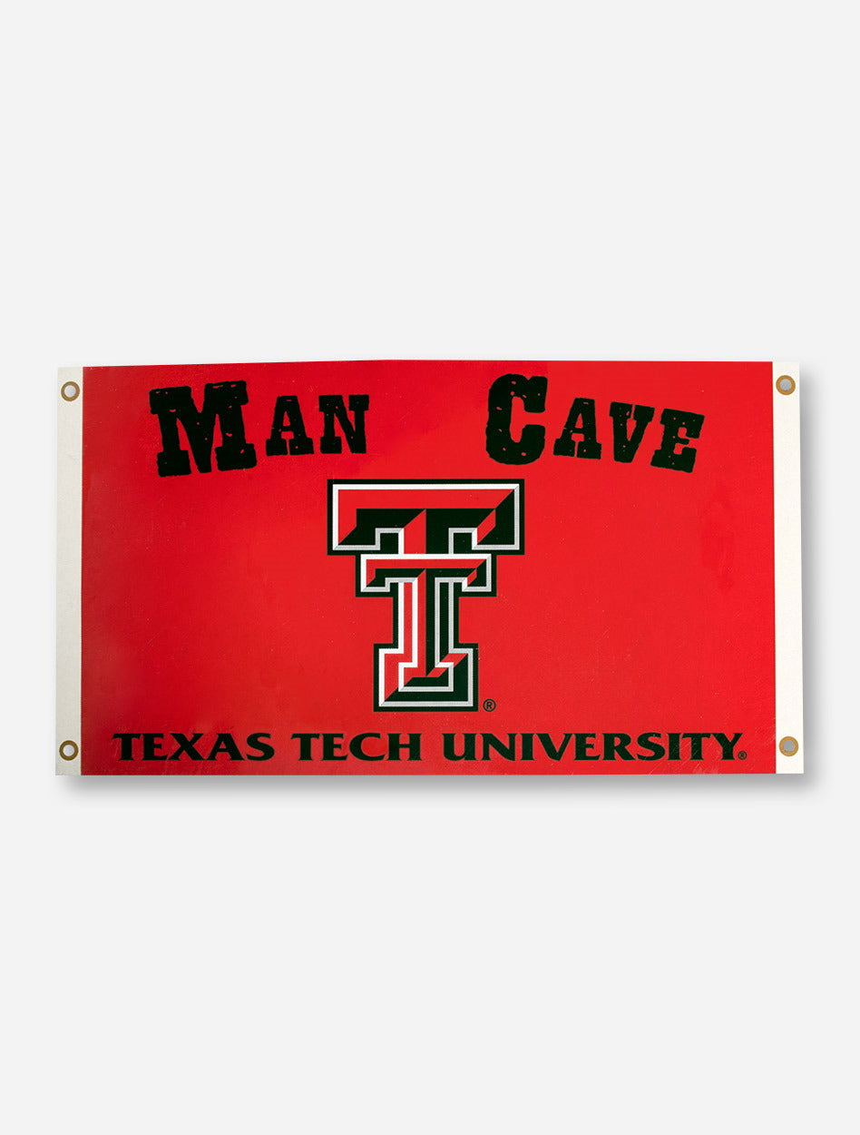 Texas Tech Man Cave & Double T on Red 3' x 5' Flag