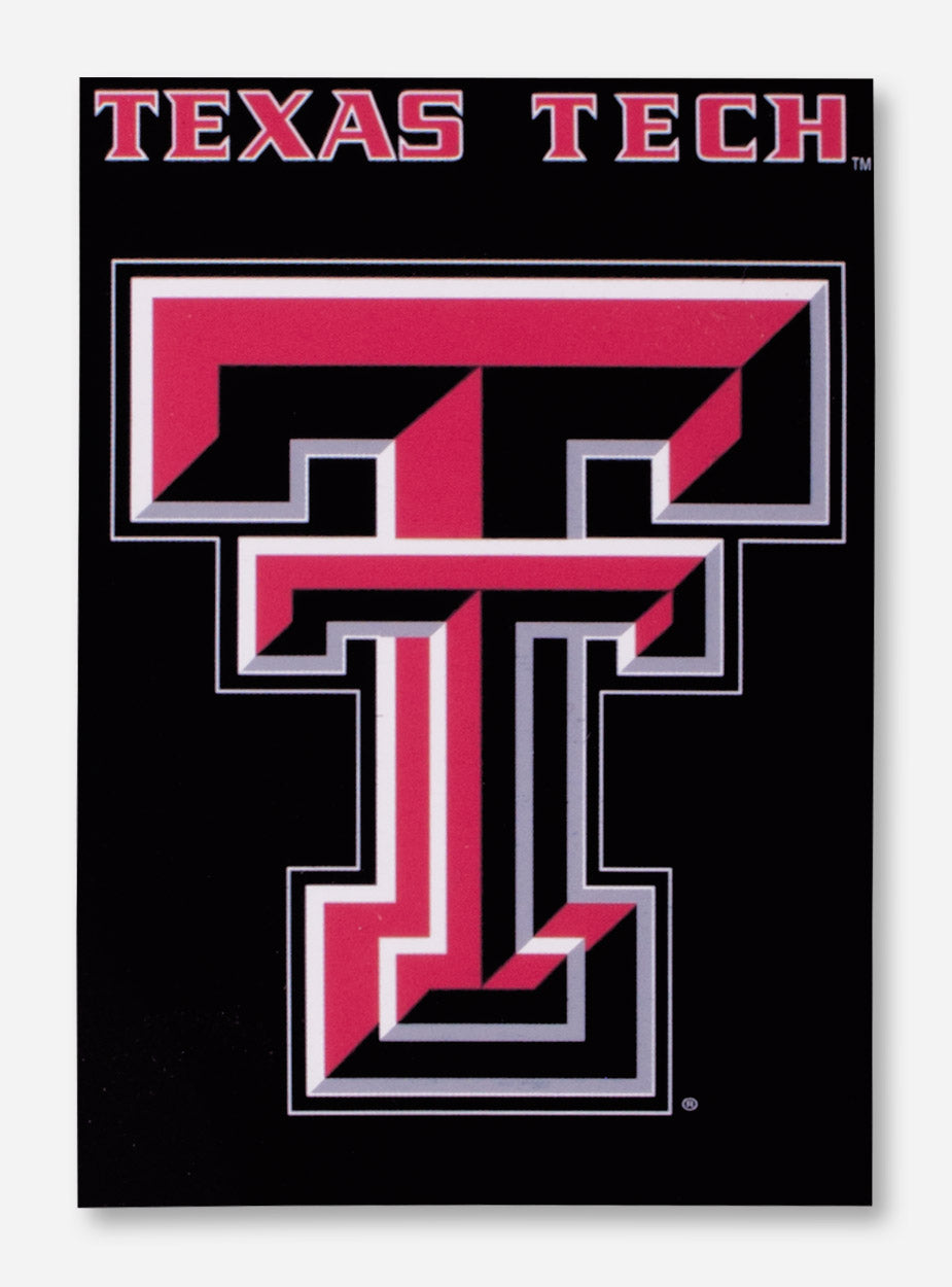 Texas Tech Double T on Black Vertical Flag – Red Raider Outfitter