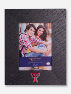 Texas Tech Embossed Black Vertical Frame
