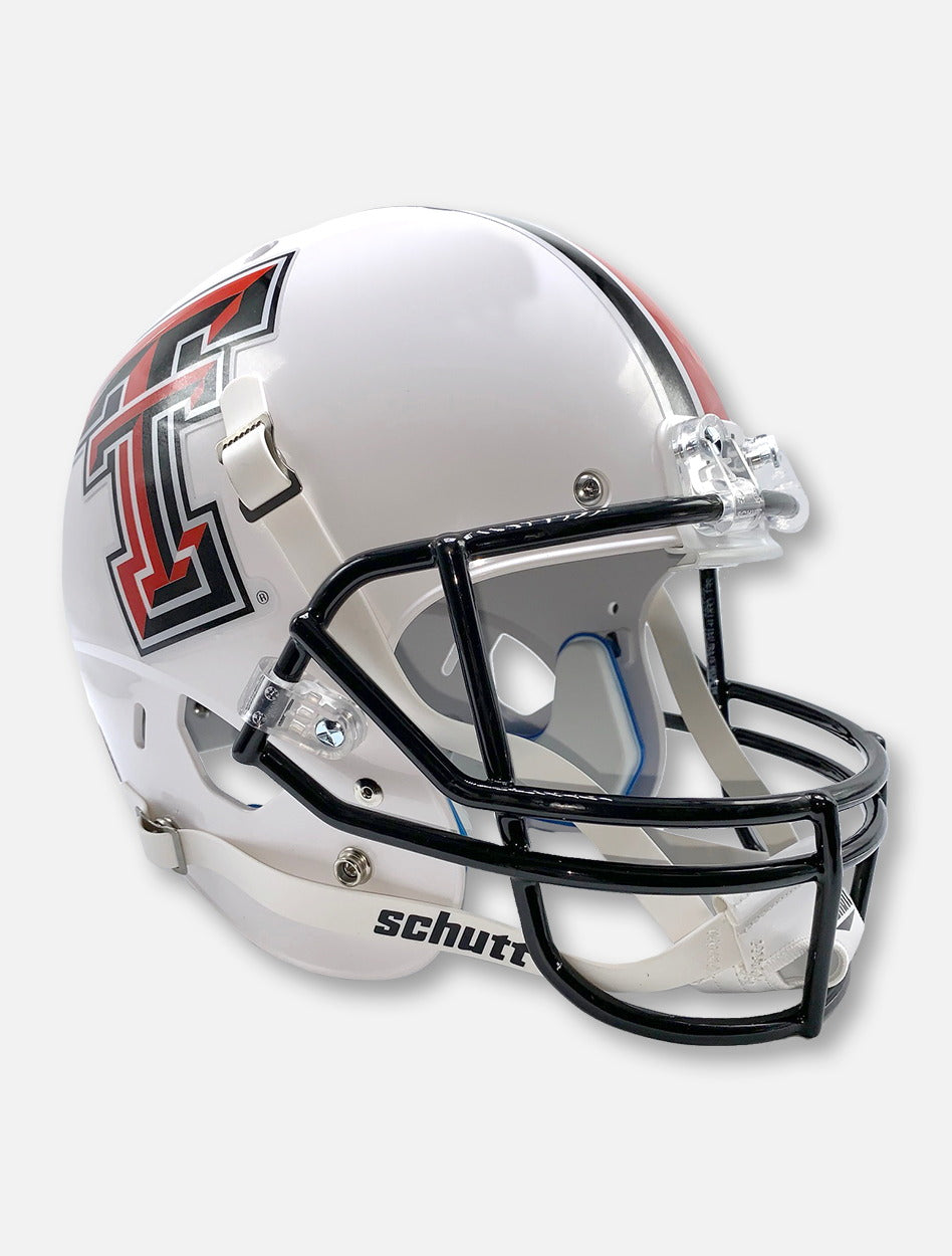 Schutt Texas Tech Red Raiders Double T White Replica Helmet